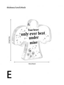 1pc Clear Acrylic Angel Figurine, Sympathy Gift In Memory Of Loved Ones Decor - Multicolor - View 10