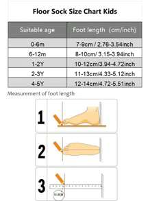 4 Pairs Baby & Toddler Anti-Slip Crew Socks, Multi-Color For Autumn/Winter, Infant And Children Learning-To-Walk Socks