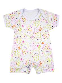 Baby Sunbathing Ribbed Printed Top (S/M/L) - Nhiều màu - Xem 1