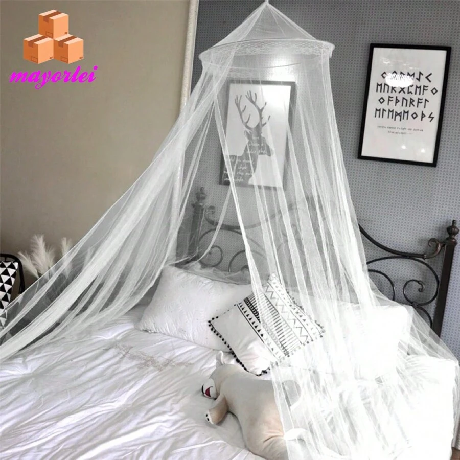 Large Dome Mosquito Net Mesh Hanging Bed Netting Tent Insect Repellent Home Protection Bed Canopy Drop Shipping - Multicolor - View 1