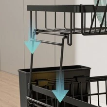 双层厨房碗碟晾干架，餐具架，大容量节省空间，厨房配件