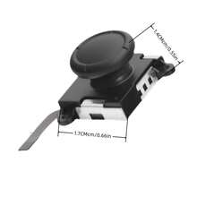 Joycon Joystick Replacement Repair Kit 2 Packs For Fix Drift Switch Joy-Con Controller & Switch Lite Joystick Parts Replacement Left/Right Analog Thumb Stick, Metal Latch - Multicolor - View 2