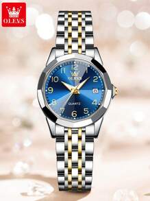 OLEVS. OLEVS Women Watches Luxury Fashion Ladies Quartz Watch Waterproof Luminous Date Stainless Stain Wristwatch Girlfriend Gift - one-size - View 10