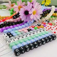 26 stuks 12 mm levendige gemengde siliconen letterkralen voor creatieve doe-het-zelf handgemaakte sieraden maken - perfect voor sleutelhangers, mobiele telefoonkettingen, armbanden en kettingen - duurzame, waterdichte en gemakkelijk te gebruiken sieradenbenodigdheden