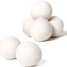 6pcs Wool Dryer Balls Drying Balls For Laundry,Reusable As Natural Fabric Softener, Reduce Clothing Wrinkles, Drying Clothes Faster
