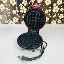 Waflera Eléctrica Para Waffles - Rojo - Ver 4