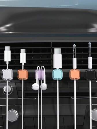 12PCS/6PCS/1pc/3PCS 磁性线夹，磁性桌面线夹，插槽线夹 - 电线整理器，电缆管理，电线整理器夹线夹，桌面电线整理器线夹，充电线夹线夹，床头柜电线整理器线管理线夹，USB 线/电源线/电线自粘式电缆管理，汽车和办公桌，家庭和办公室