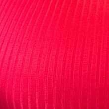 RIBBED WOMEN'S BLOUSE - 紅色 - 查看 2
