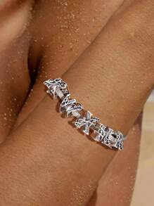 1 件 925 纯银时尚 26 字母串珠饰品适合女士手链手镯 DIY 珠宝制作周年纪念礼物精美女士珠宝