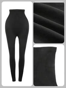 Sculpting High Waist Seamless Tummy Control Butt Lift Thigh Slimmer Shapewear Leggings