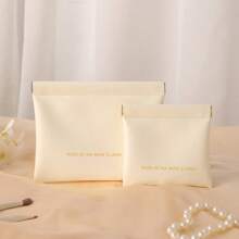 Toiletry Bag Pouch Personal Object Holder Women Men With Waterproof Magnetic Closure - Beige - View 8