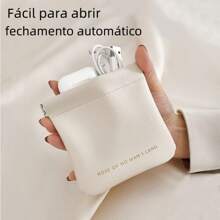 Toiletry Bag Pouch Personal Object Holder Women Men With Waterproof Magnetic Closure - Beige - View 5