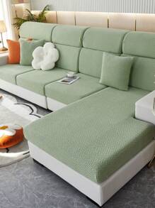 1PC Jacquard Elastic Sofa Cushion Cover Santi-Dirty Modern Couch Cover Slipcovers Simple Style Sofas Set For Living Room Bedroom Outdoor Sofa Protective Cover L Shape Sofa Cover Combination Chaise Longue Sectional Couch Cover Cushion Covers Home Decoration Seats Sofa Universal All Seasons