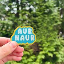 3 miếng dán hoạt hình AUR NAUR mờ - Bền, tự dính, dùng cho ô tô, xe tải, SUV, cửa sổ, tường, thuyền, cốc và máy tính xách tay. Đồ dùng làm sổ lưu niệm. Miếng dán ngộ nghĩnh. Miếng dán máy tính xách tay. Miếng dán điện thoại Kindle. - Màu xanh lam - Xem 1