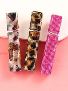 1 Pieza Atomizador recargable de perfume para viaje, vaporizador de colonia de tamaño bolsillo, estuche de bomba de fragancia, botella de spray vacía para perfume para viajar y salir, de 12ml. Esenciales para viajes, organizador de viaje para playa, vacaciones de verano, regreso a la escuela, útiles escolares, vacaciones, campamento, accesorios esenciales, mini perfume para mujeres, perfume para hombres