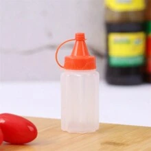 4 件/8 件迷你酱汁瓶 - 紧凑型旅行友好型容器，用于盛放番茄酱、酱油、蜂蜜和沙拉酱 - 非常适合办公室午餐盒、野餐、派对用品、圣诞礼物和万圣节庆祝活动、厨房、圣诞礼物 - 彩色 - 查看 18
