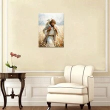 1pc Framed Carry You Home, Modern Christian Art, Christian Painting, Jesus And Lamb, Leave The 99 Art, Bible Verse Art, LDS Painting, Jesus Painting Framed,Wall Art,Canvas,Poster Gifts Birthday Graduation