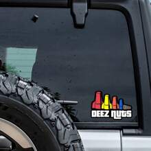 1PC Funny 'Deez Nuts' Electrician Sticker | Waterproof Vinyl Sticker For Toolbox, Hard Hat, Car, Laptop, Water Bottle | Hilarious Wire Nut Meme Sticker | Gag Gift For Electricians And Tech Enthusiasts | Durable, Weatherproof Sticker - Multicolor - View 8