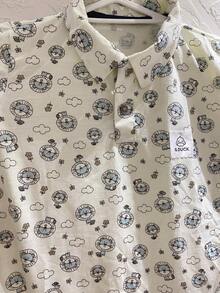 3-Piece Kit: One Shirt, One Shorts, One Basic Boys' POLO Shirt, Printed For Children. Polyester And Viscose Mesh That Provides Softness, Comfort And The Best Fit. Sizes 6 To 12. We Send Different Colors And Prints According To Stock Availability. - 杏色 - 查看 6