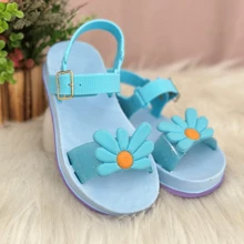 Kit Sandália e Bolsa Infantil Margarida Delicada Lançamento Blogueira