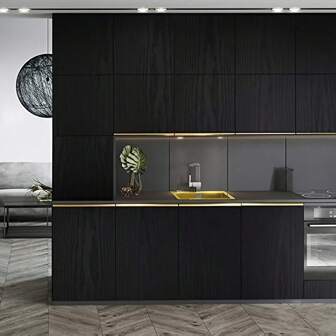 1 rotolo carta da parati in PVC rimovibile con effetto legno nero realistico, facile da pulire, autoadesiva, rimovibile, adatta per cucina, camera da letto, soggiorno, top, mobili, decorazione della casa, panelli murali, carta da parati, decorazione primaverile per rinnovare la casa, decorazione per feste, regali per compleanni e lauree