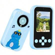 Juguete de teléfono inteligente para niños, regalos para niños y niñas de 3 a 10+ años, juguetes para Navidad y cumpleaños, teléfono de juguete con pantalla de 2.4", cámara dual, juegos, reloj despertador, luces intermitentes y reproductor de música