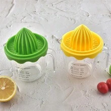 1pc Citrus Juicer, Multi-Functional Lemon Squeezer, Creative Orange Juice Maker, Manual Juicer With Built-In Measurement, Kitchen Supplies, Kitchen Tool