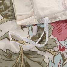 LISSTHER 3pcs 600 TC Duvet Cover Set (Without Core), Luxury Vintage Country Floral Shabby Chic, Soft & Skin-Friendly Bedding Set, Include 1 Duvet Cover And 2 Pillow Case, Suitable For Home, All-Seasons