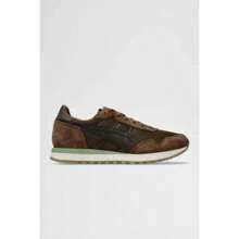 Asics Tiger Runner II Suede Sportstyle Sneakers - Brown Storm/Black Coffee - View 1