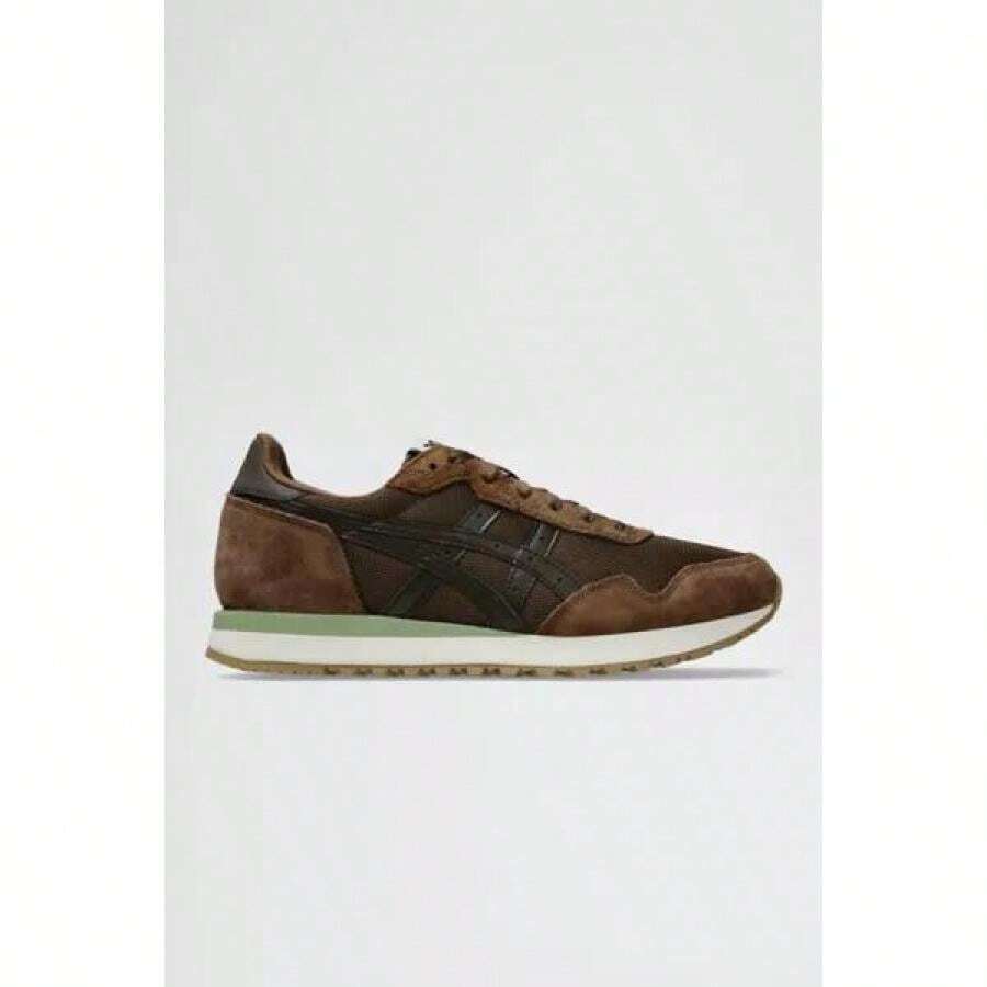 Asics Tiger Runner II Suede Sportstyle Sneakers - Brown Storm/Black Coffee - View 1