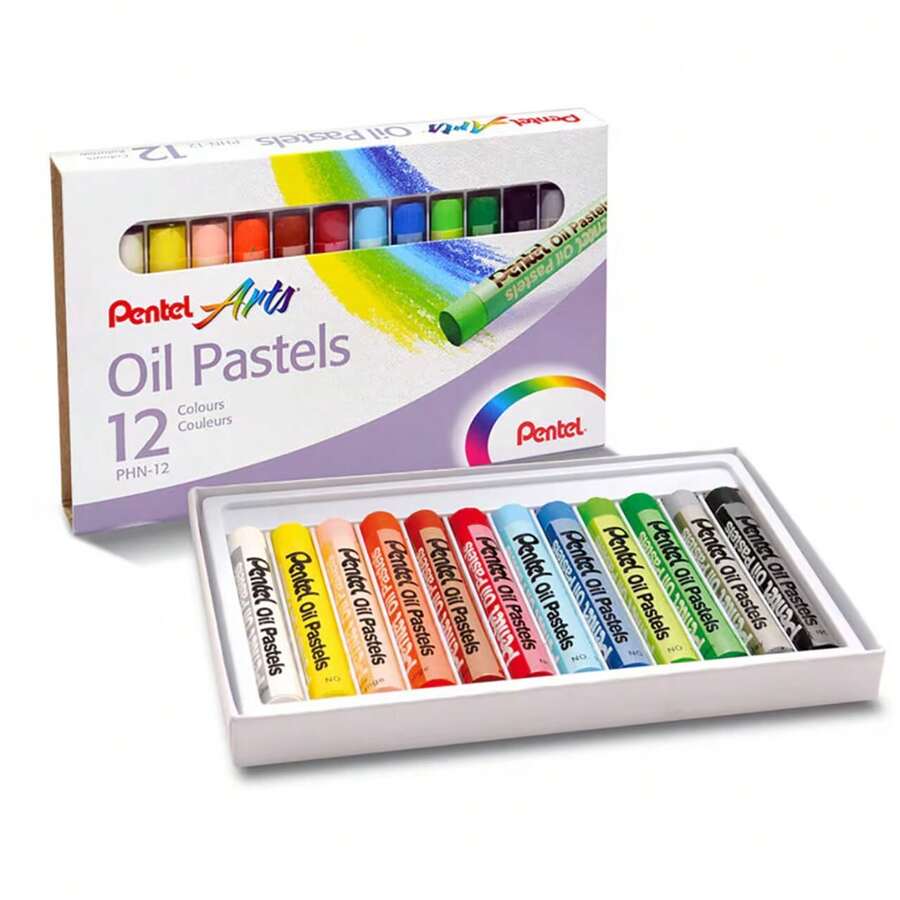 Pentel Oil Pastels - 12 種顏色 - 查看 1