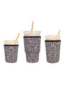 3 Packs Reusable Iced Coffee Sleeves - Insulator For Cold Beverages, Neoprene Cup Holder For /Dunkin Coffee