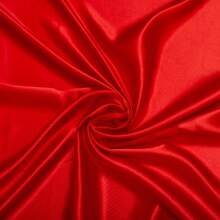 按码出售新娘纯色缎子面料适用于婚纱时尚 DIY 工艺品服装圣诞装饰服饰工艺品窗帘丝滑闪亮缎子