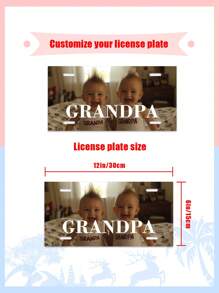 Personalized Car Tag License Plate, Checkered Name Car Tag, Front Car Tag, Custom License Plate, Personalized License Plate, Initial Car Tag Gifts Birthday Graduation