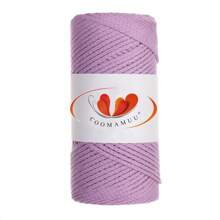 2mm Hollow  Yarn, Japanese Style Linen Round Rope For Crocheting & Weaving, Bag Making