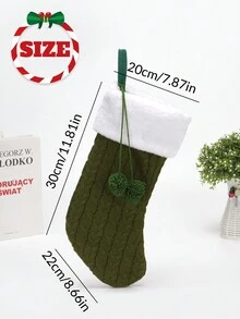 1pc Personalized Christmas Stockings,Christmas Stockings With Names,Custom Christmas Stockings,Christmas Decorations,Christmas Decorations For Home,Christmas Stockings Bulk,Personalized Christmas Gifts For Women,Mother,Mom,Men,Father,Dad,Boyfriend,Girlfriend,Wife,Husband,Dog,Cat,Best Friend,Him,Her,Couple,Bestie,Bride,Bridesmaid,Couples,Grandma,Grandpa,Sister,Brother,Festive Calendar - Multicolor - View 2