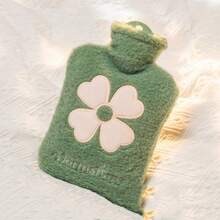 1 件卡通毛绒热水袋，防爆可再填充暖手袋，便携式可爱迷你暖手器 - 彩色 - 查看 7