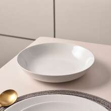 MALACASA 24 Pieces Plates And Bowls Sets, Modern Porcelain Dinnerware Set, Ceramic Dishware Dishes White Kitchen Dinner Dining Ware Set Microwave And Dishwasher Safe - For 6 People - White - View 4