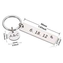 Personalized Couple Keychain, Customized Keychain Gift For Boyfriend/Girlfriend, Husband/Wife, Couple Keychain, Couple Gift - Multicolor - View 6