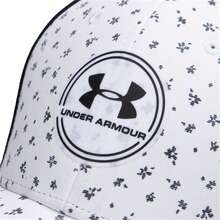 Under Armour Mũ thể thao cho nam, mũ thường ngày ngoài trời, mũ chống nắng khi đi du lịch và đạp xe - Trắng/Đen - Xem 5