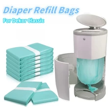 Bady Diaper Refill Bags For Dekor ClASSIC Diaper Garbage Bags For 16L Trash Bucket Replacement Liners - Light Blue - View 1