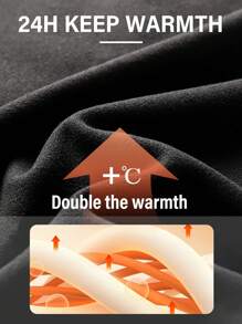 Tween Boys Thermal Compression Shirt Long Sleeve Thermal Lined Base Layer Thermal Turtleneck Set Athletic Skiing Undershirt Set - Black - View 7