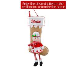 Personalized Christmas Stockings, Large, Custom Monogram Name Christmas Stockings In Santa Claus, Mrs. Claus, Perfect For Kids, Boys, Girls, Family, Customize Your Xmas Stockings For Fireplace Christmas Holiday Party Decoration Gifts Birthday Graduation