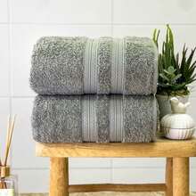 Unika Face Towel 48cm X 80cm Eucalyptus - 彩色 - 查看 1