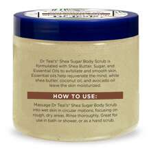 Dr Teal's Shea Sugar Body Scrub, Coconut Oil With Essential Oils, 19 Oz - 椰子油 - 查看 4