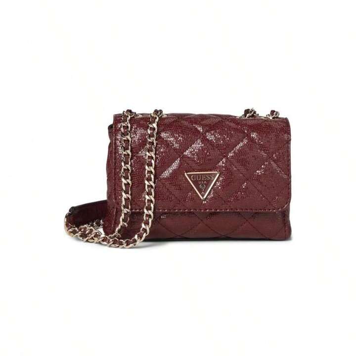 【GUESS】Tali Mini Convertible Crossbody Flap GUESS Tali Mini Convertible Crossbody Flap, Slate: Handbags