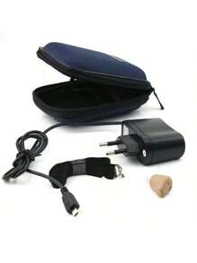 Regalo para el Día de la Madre Audífonos intraauriculares para personas con discapacidad auditiva Amplificación del sonido Comodidad de uso Audífonos de larga duración - Caqui - Ver 6