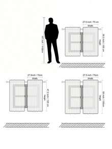 1pc Christmas All-Over Christmas Elements Multicolor Cartoon Pattern Digital Printing Decorative Curtain, Suitable For Home, Kitchen, All Seasons - Multicolor - View 5