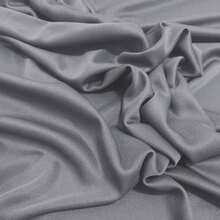 Helanca Light Mesh Fabric 1.80m Width For Curtain Party Decoration Tablecloth - Cinza Chumbo - 查看 3