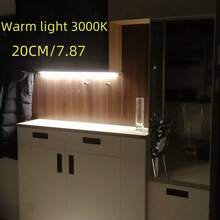 1 件 LED 橱柜下照明，7.87/11.8/15.7/19.68 英寸 LED 灯带，白色 6000K 暖白色 3000K USB LED 灯，小型薄型 LED 柜台照明，适用于厨房/房间/书架/桌子/展示柜 - 5V USB款 - 查看 13